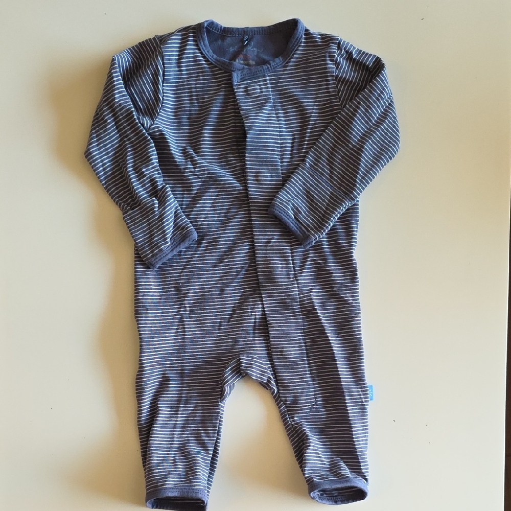 Magnetic Me Navy Striped Kids Footless